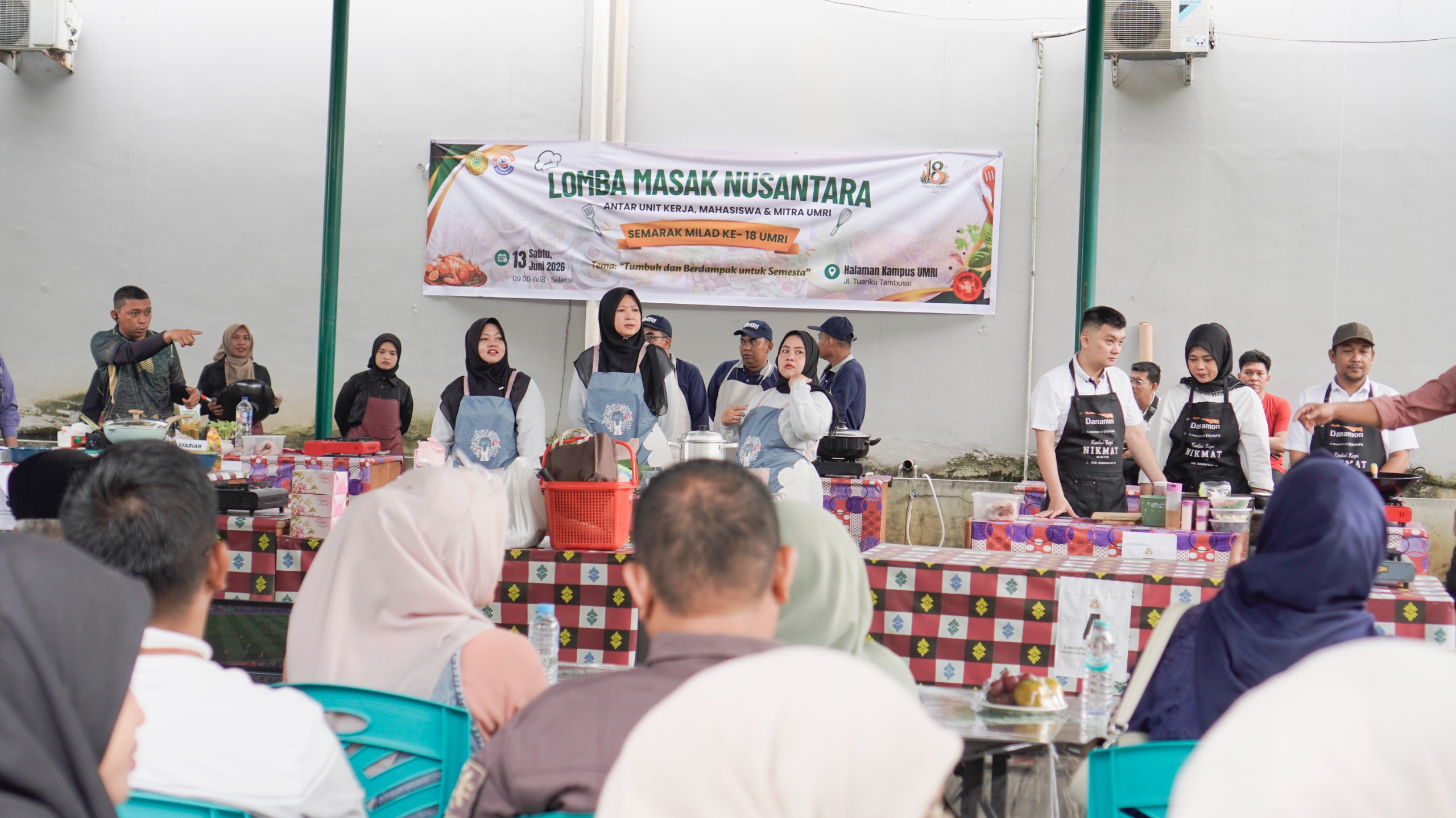 Aneka Masakan Nusantara Warnai Semarak Milad ke-18 UMRI; Perkuat Kebersamaan Antar Sivitas Akademika dan Mitra Kerja