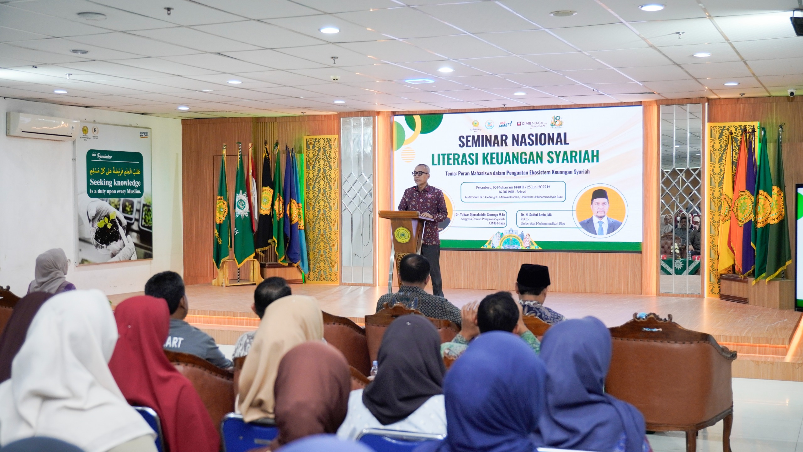 UMRI Gandeng CIMB Niaga Syariah Tingkatkan Literasi Keuangan Bagi Mahasiswa