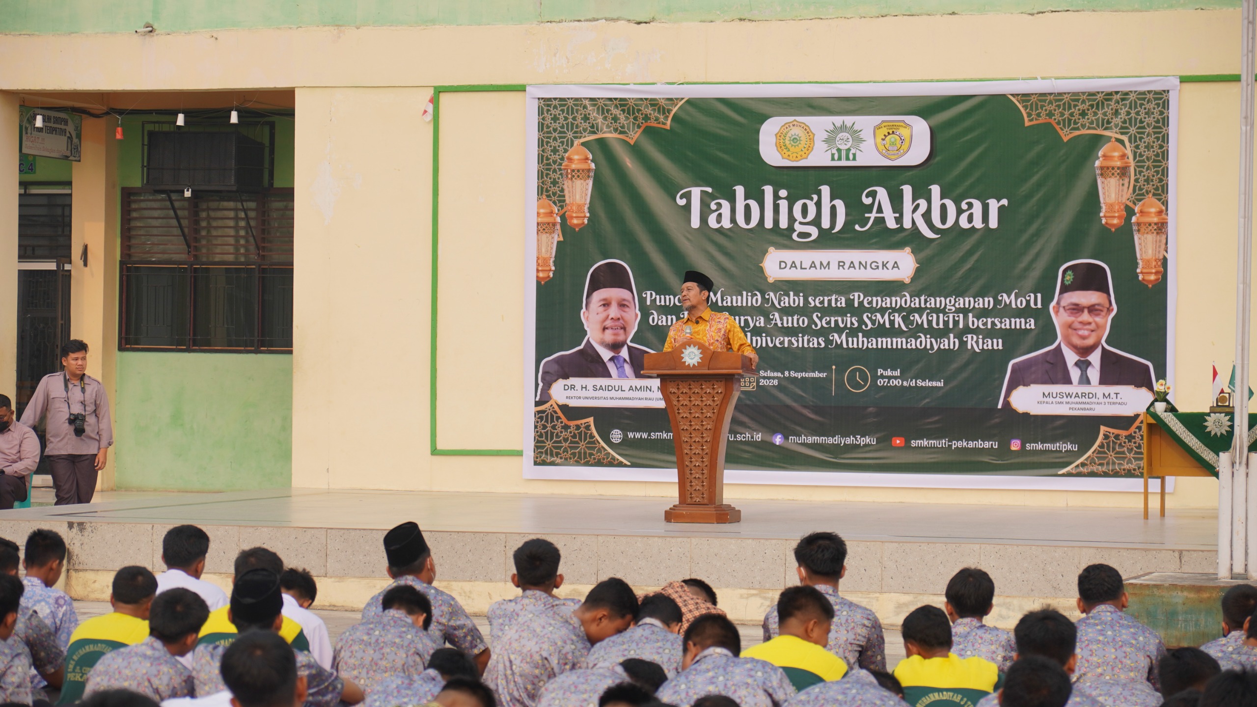 Tabligh Akbar Maulid Nabi, Rektor UMRI: Murid Muhammadiyah Adalah Pelanjut Persyarikatan