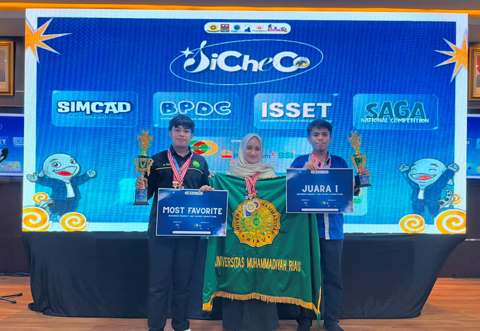 Usung Inovasi Dekarbonisasi Industri, Mahasiswa UMRI Raih Juara 1 dan Most Favorite SiCheCo 2026