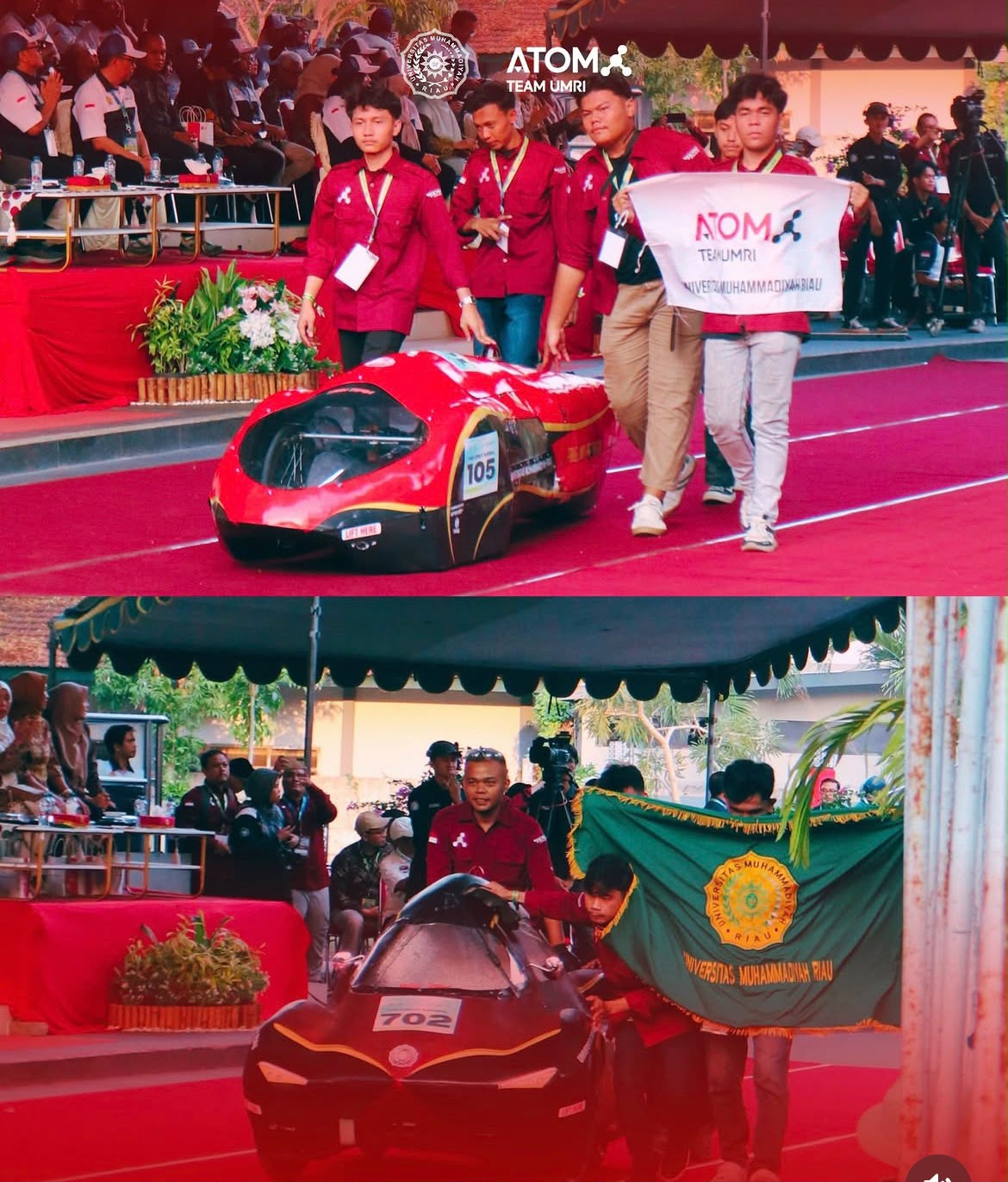 Dua Mobil Hemat Energi UMRI Siap Bertanding Hari Ini di Kontes Mobil Hemat Energi Nasional 2026